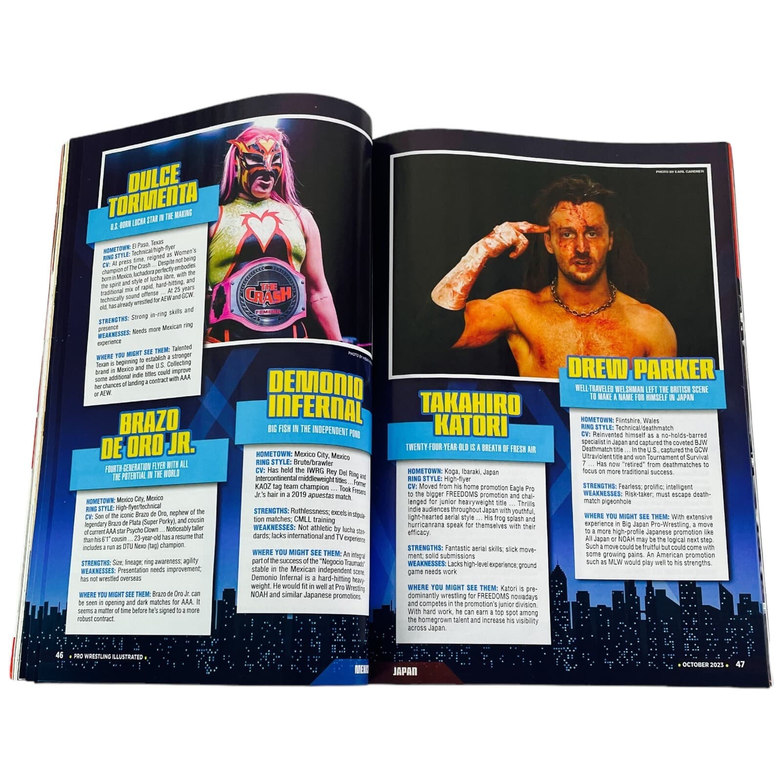 PWI Pro Wrestling Illustrated Magazine Oct 2023 CM Punk Seth Rollins With Poster - Thumbnail 11