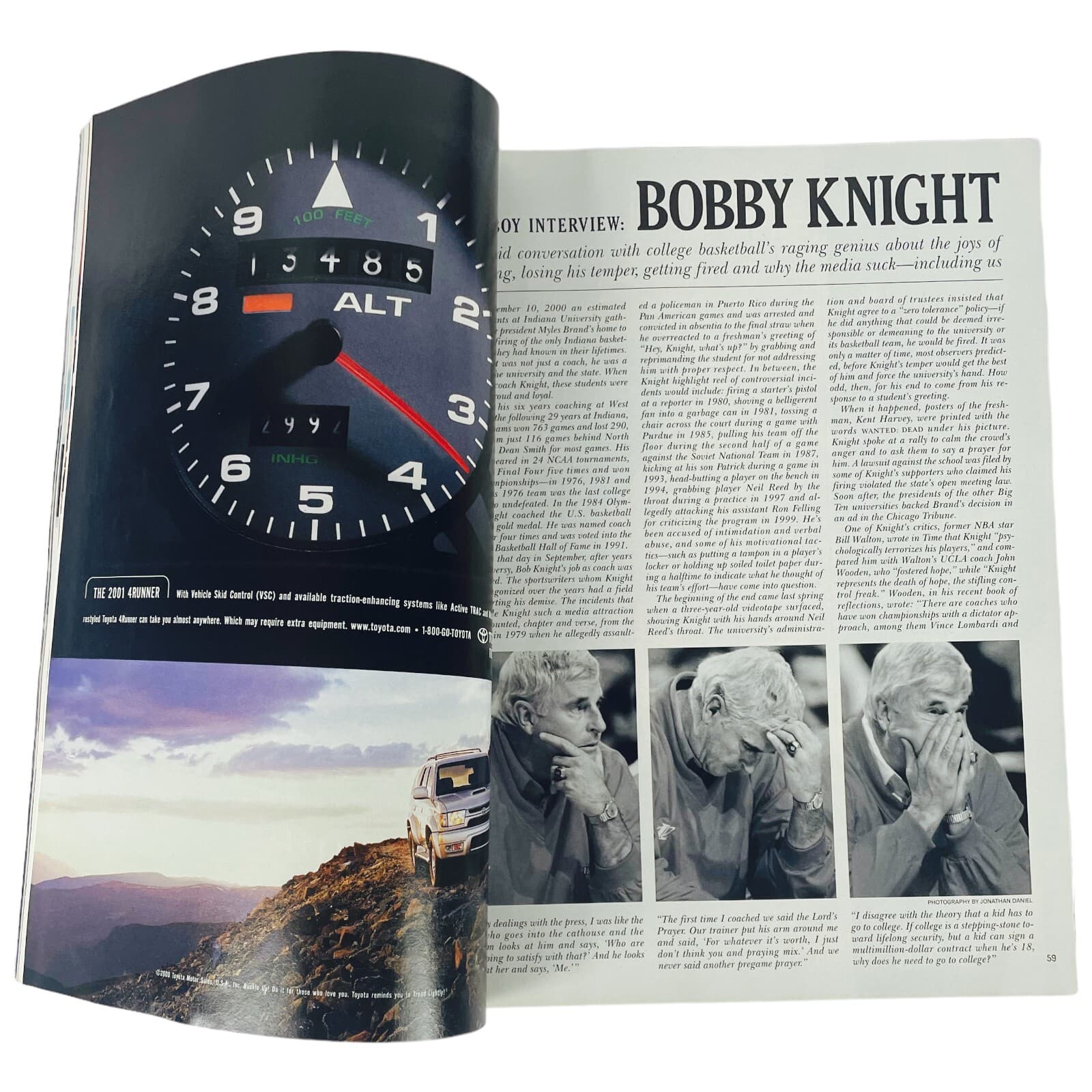 Bobby Knight Playboy Magazine March 2001 Kylie Bax Centerfold Intact Excellent - Thumbnail 9