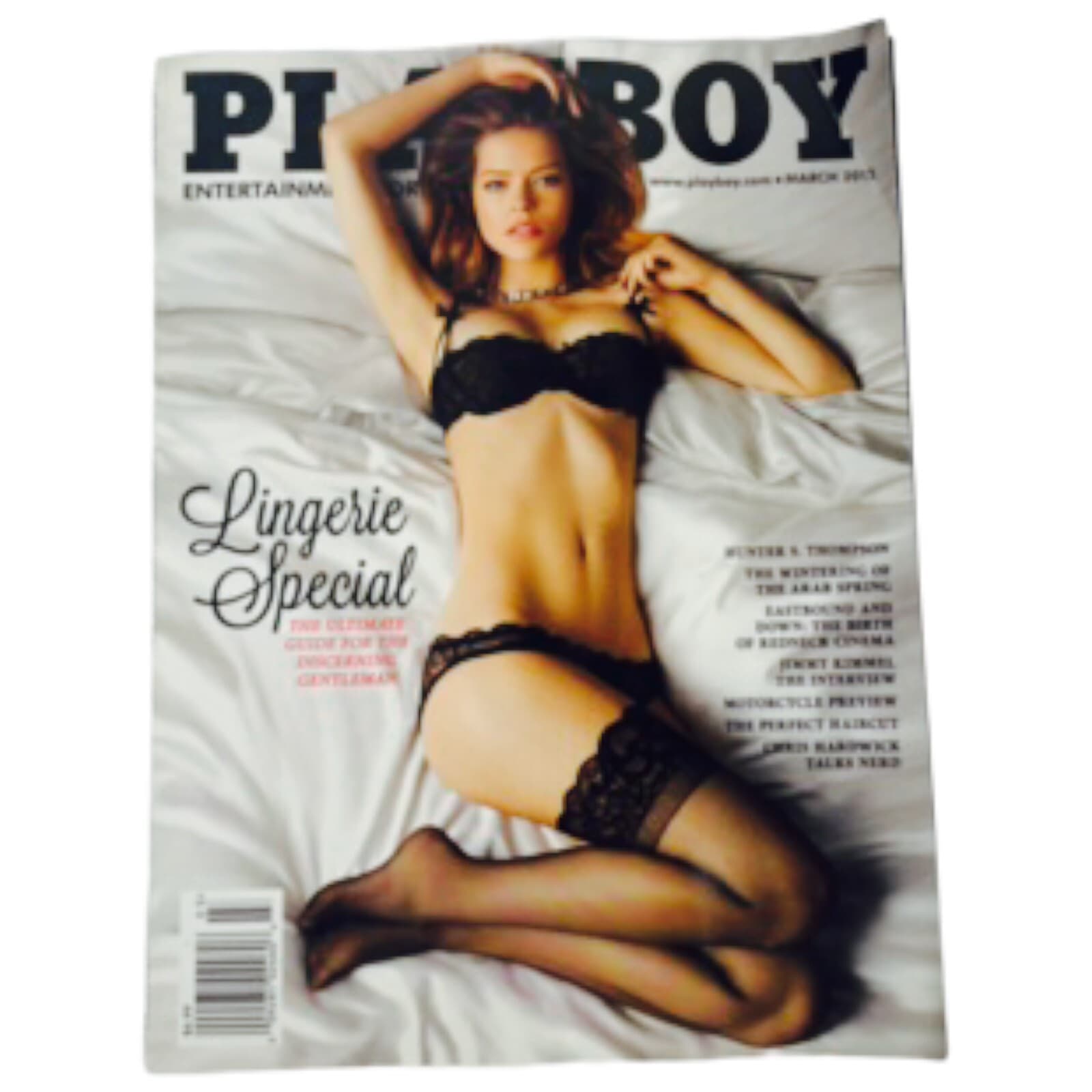 Liza Kei Jimmy Kimmel Chris Hardwick Playboy Magazine March 2013 Lingerie Issue - Thumbnail 6