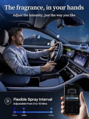TORRAS Smart Car Air Freshener Car Freshener Landscape Fragrance Diffuser - Thumbnail 5