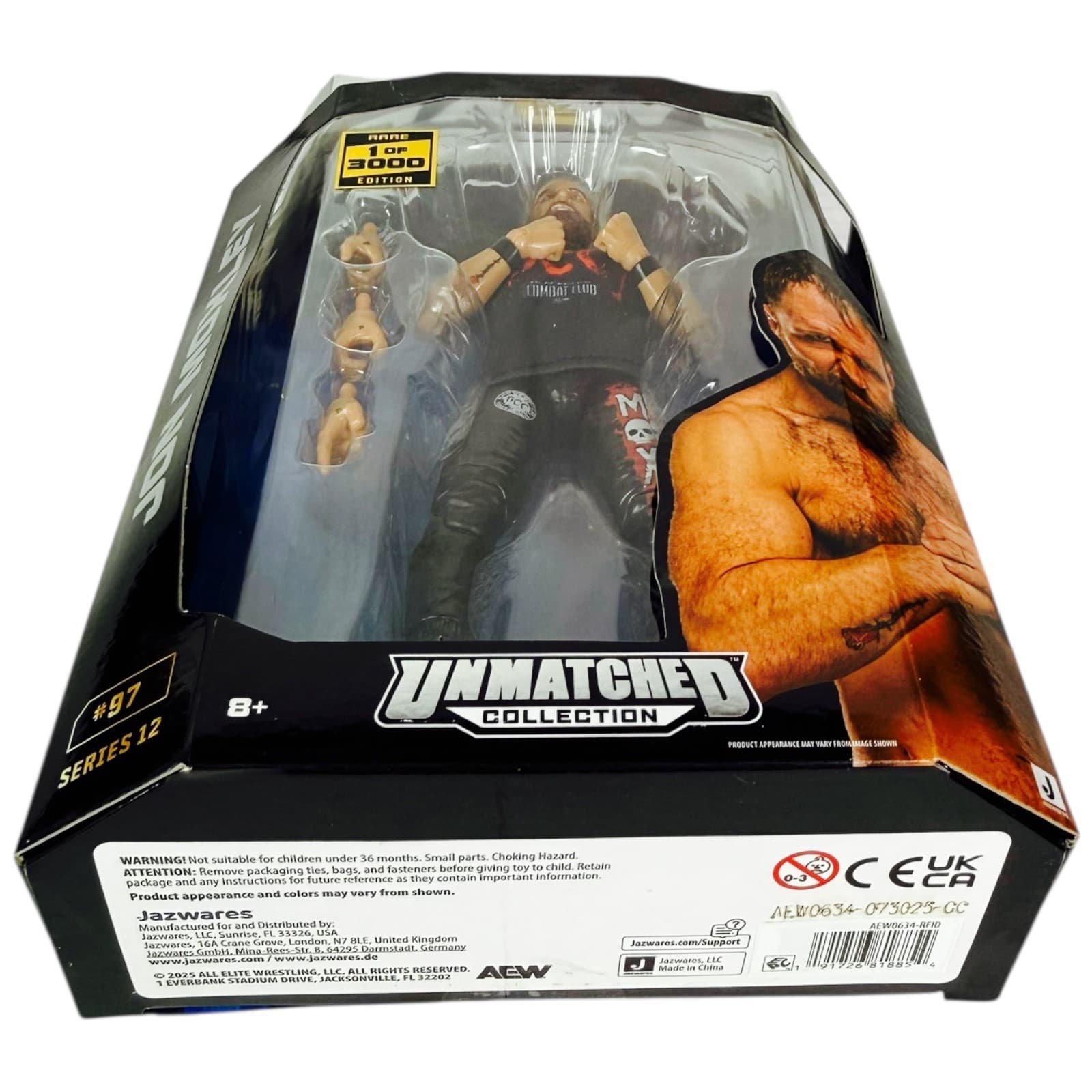 AEW Unmatched Series JON MOXLEY CHASE 1 of 3000 Jazwares 6" Wrestling Figure - Thumbnail 12