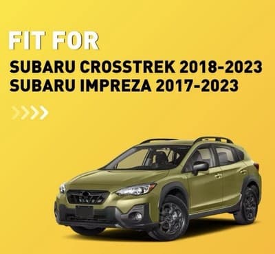 Armrest Leather Console Cover Subaru Impreza 2017-20 Crosstrek 2018-23 Black - Thumbnail 10