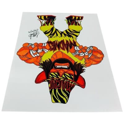 WWE Macho Man Randy Savage Wrestling Caricature Art Print 8x10 J O’Heale - Thumbnail 3