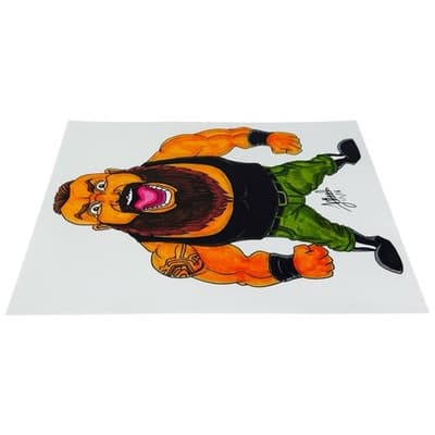 WWE Braun Strowman Wrestling Caricature Art Print 8x10 J O’Heale Heavy Stock - Thumbnail 8
