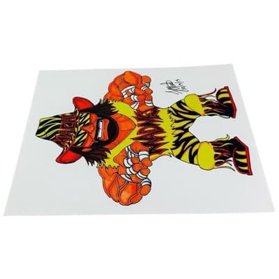 WWE Macho Man Randy Savage Wrestling Caricature Art Print 8x10 J O’Heale - Thumbnail 5