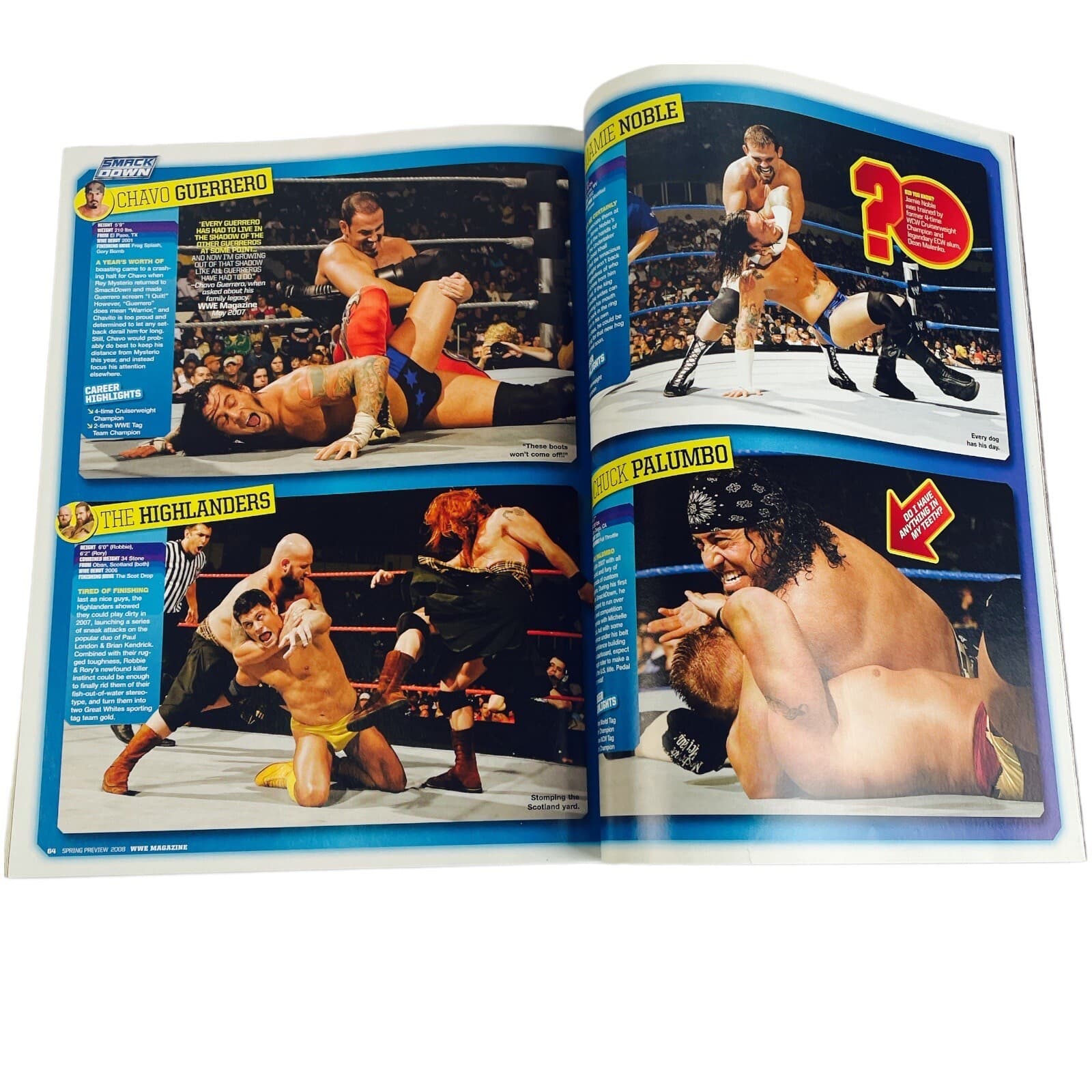 WWE Magazine Shawn Michaels Special Issue 2008 Spring Preview Raw ECW Smackdown - Thumbnail 5