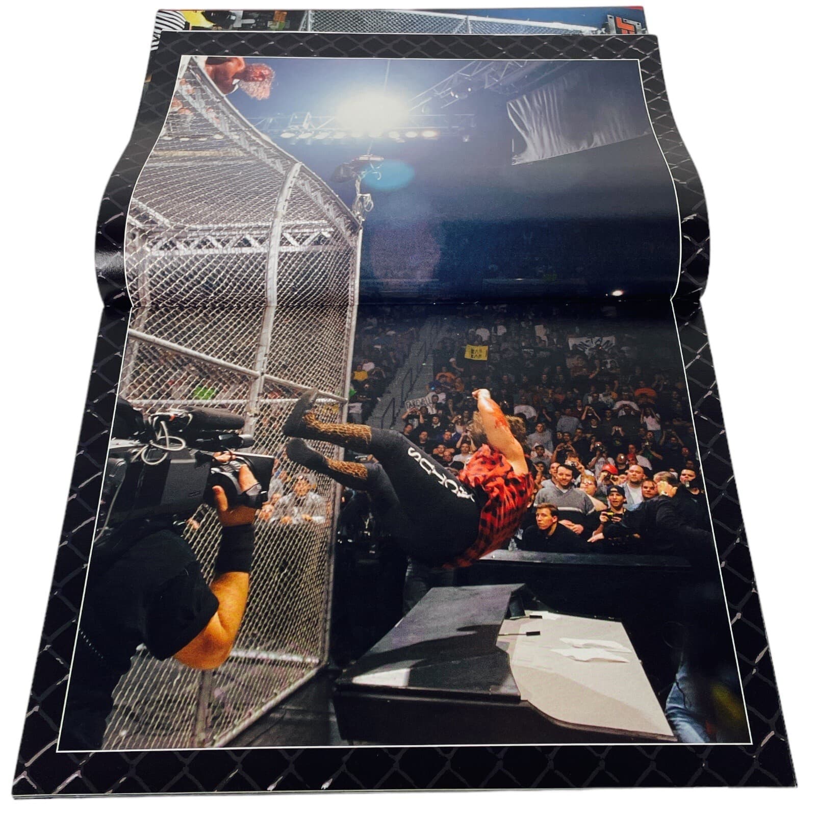 WWE Raw Magazine June 2005 Batista Triple H Hulk Hogan Undertaker Poster Intact - Thumbnail 8