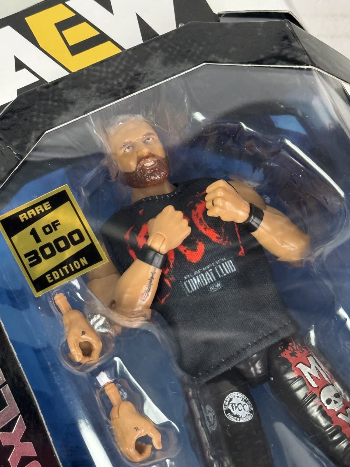 AEW Unmatched Series JON MOXLEY CHASE 1 of 3000 Jazwares 6" Wrestling Figure - Thumbnail 7