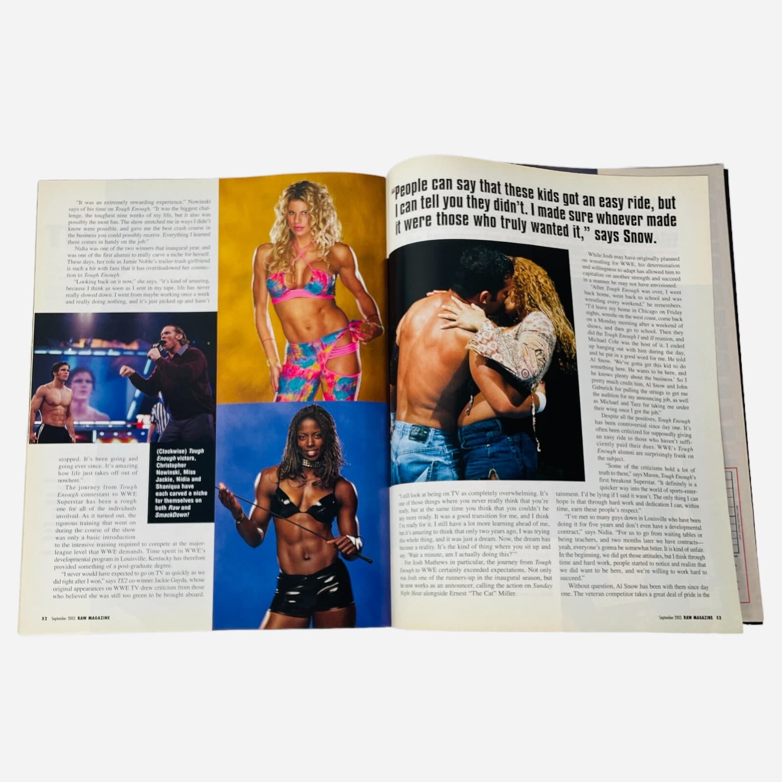 Hulk Hogan WWE Raw Magazine Sept 2003 Dudleys Kurt Angle WrestleMania Poster - Thumbnail 10