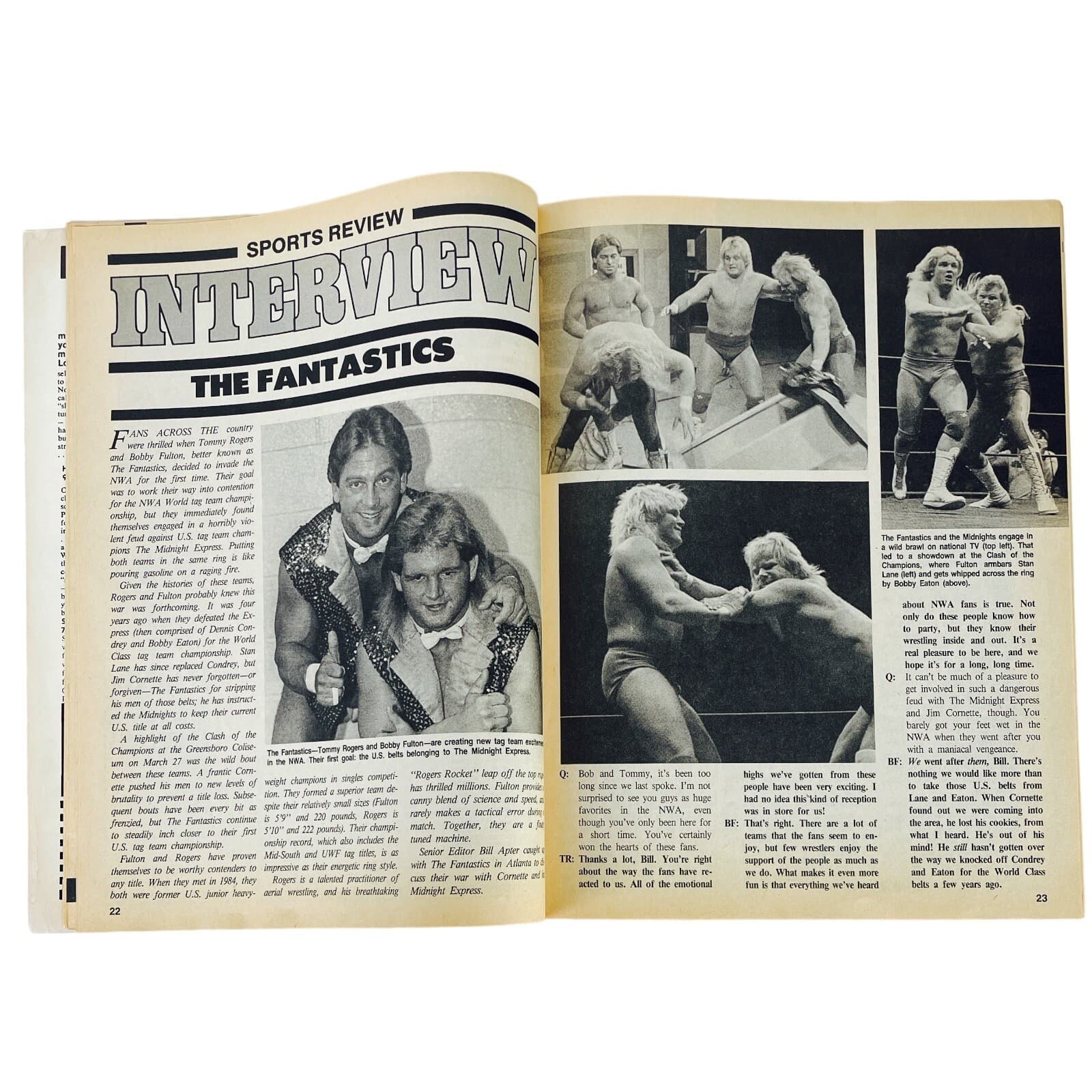 Vintage Sports Review Wresting Magazine July 1988 Randy Savage Andre Hogan - Thumbnail 5