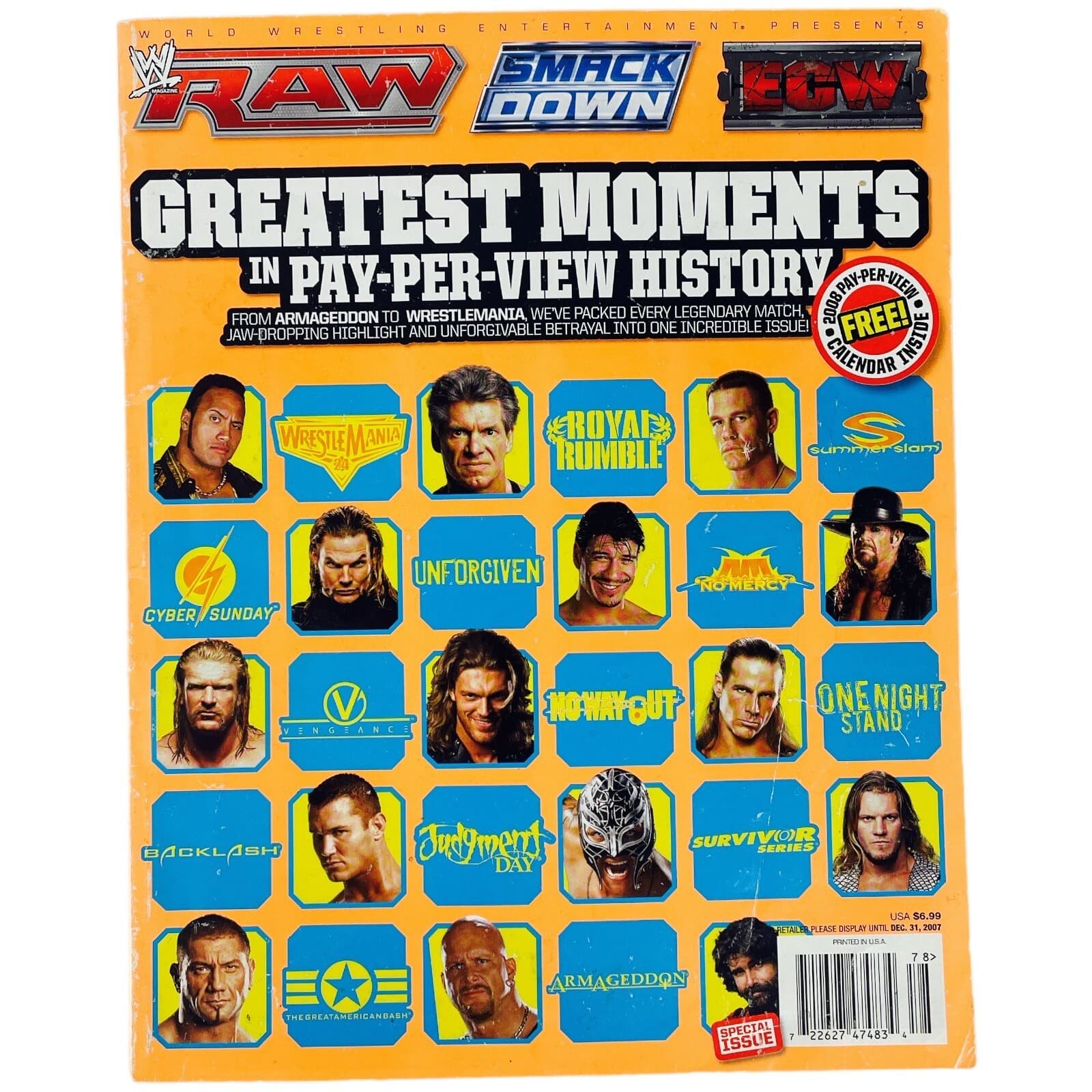 WWE Magazine Special Edition Issue Greatest PPV Moments Hogan Austin WWF WCW ECW - Thumbnail 6
