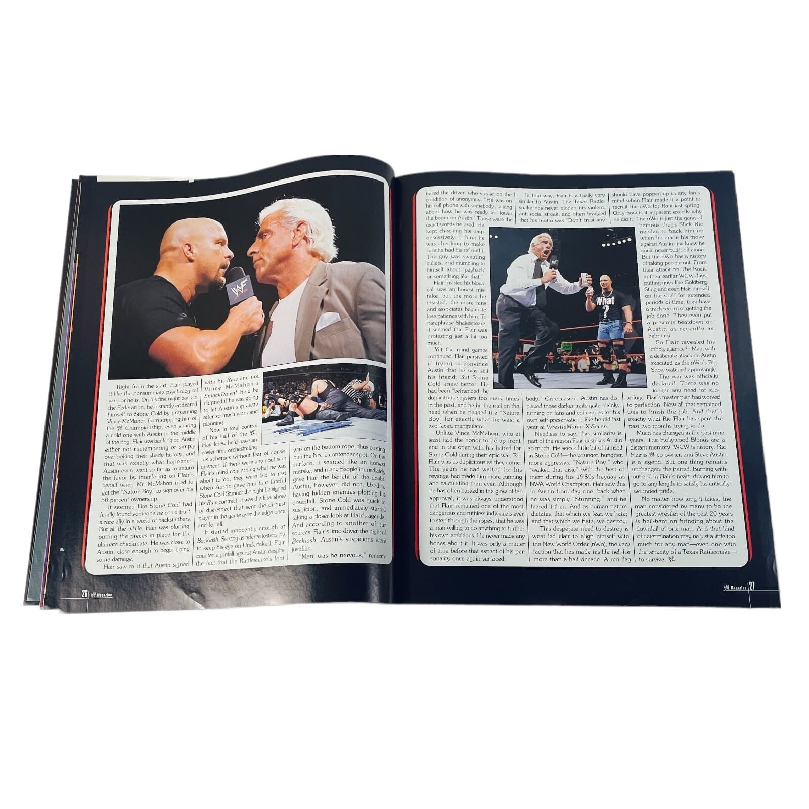 WWE Magazine Aug 2002 Chris Jericho Ric Flair Steve Austin X-Pac Trish Stratus - Thumbnail 11