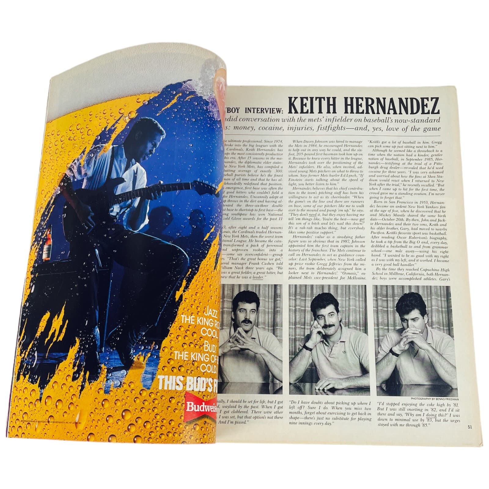 Playboy Magazine Sept 1989 Playmate Twins Keith Hernandez Jeff Daniels Vintage - Thumbnail 4