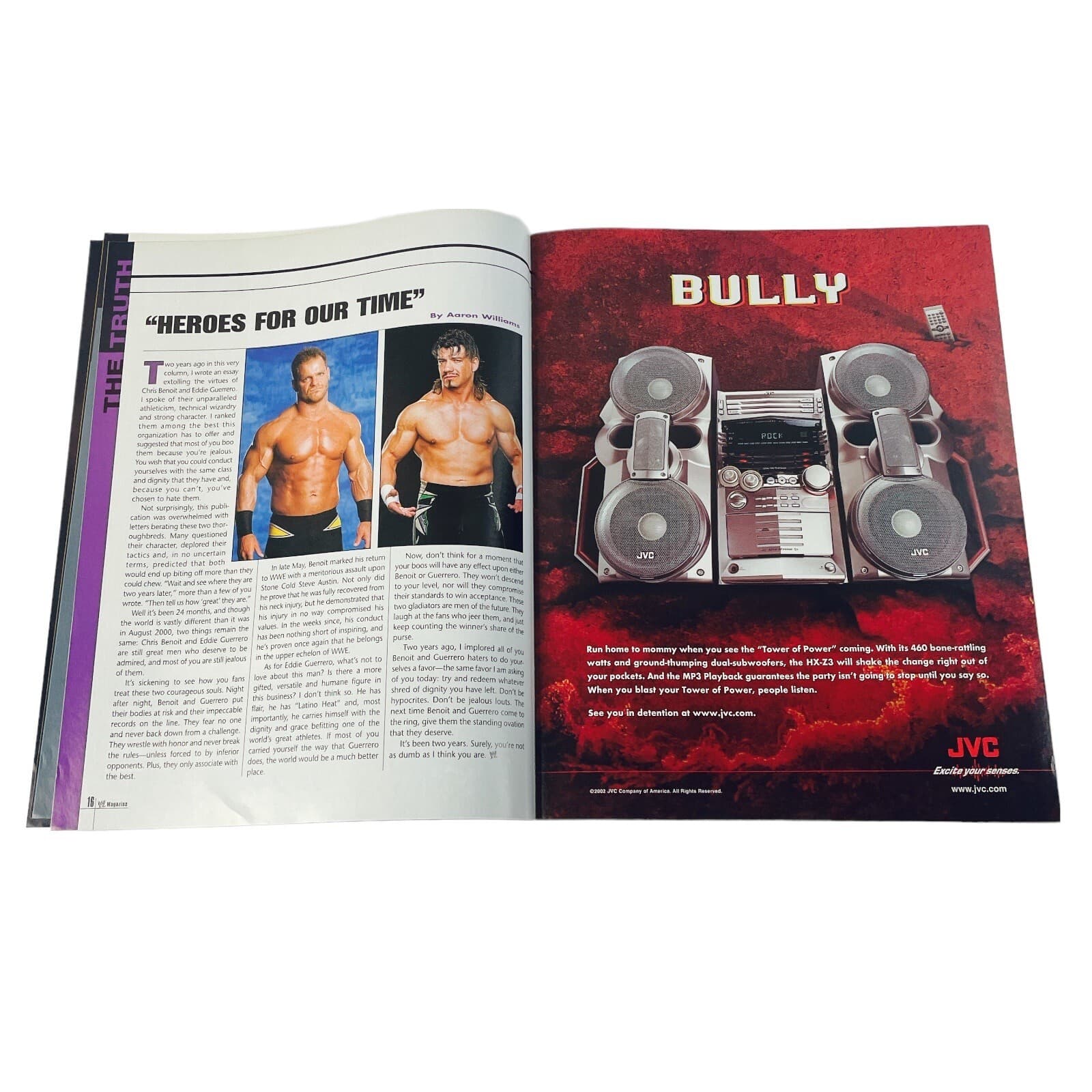 WWE Magazine Aug 2002 Chris Jericho Ric Flair Steve Austin X-Pac Trish Stratus - Thumbnail 4