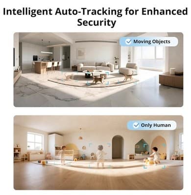 SONOFF Indoor Security Camera CAM-PT2 Pan Tilt 360° View Smart Night Vision WiFi - Thumbnail 8