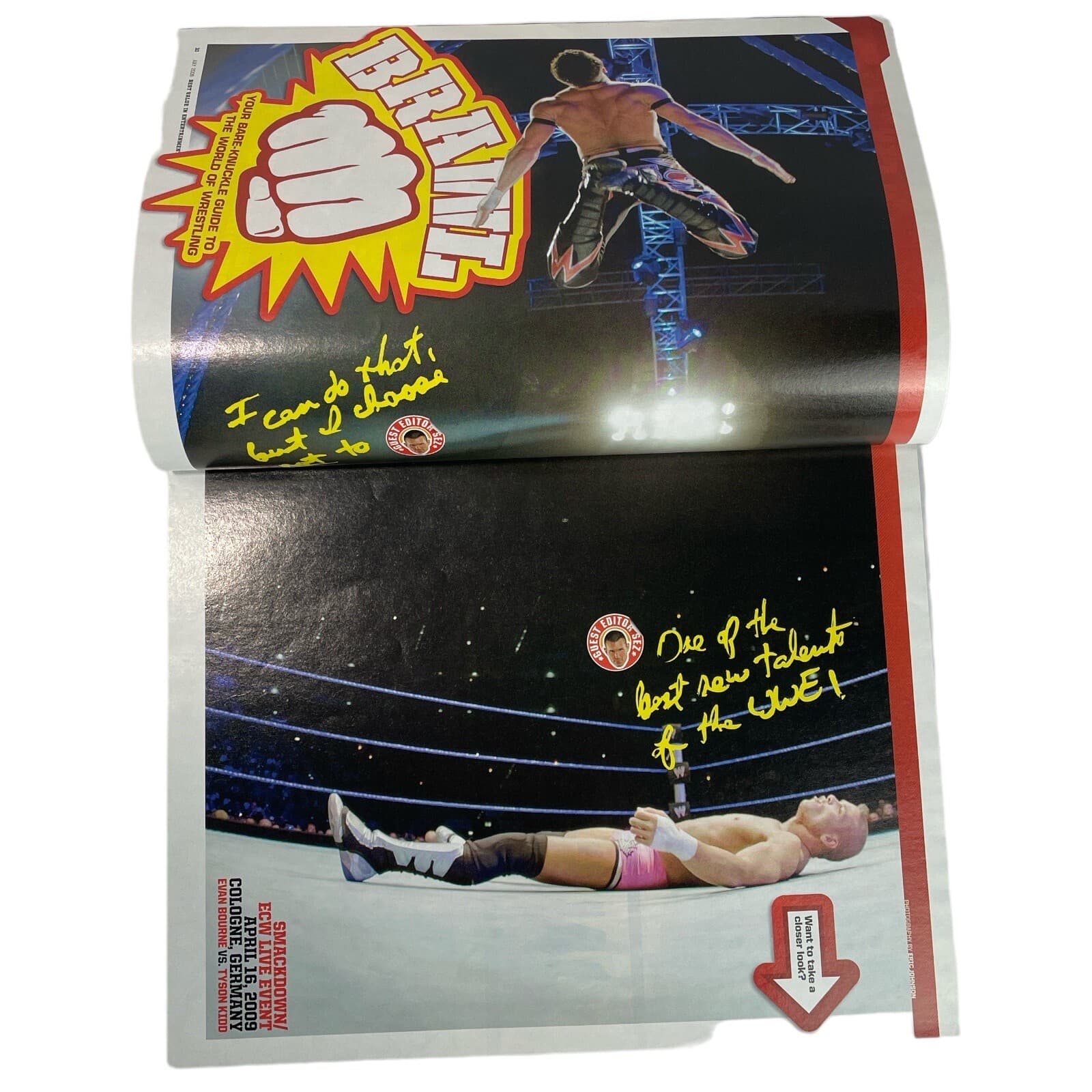 Randy Orton WWE Magazine July 2009 Excellent Condition Batista McMahon Cena ECW - Thumbnail 6