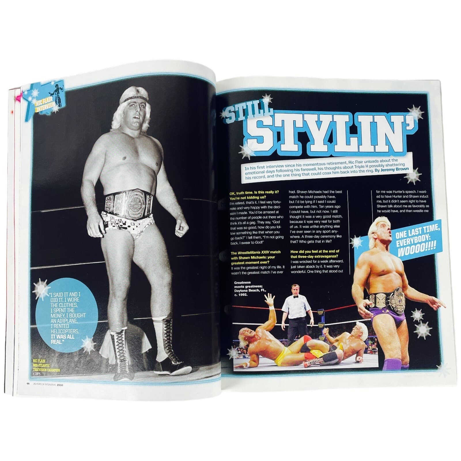 WWE Magazine 25th Anniversary Special Edition Undertaker Ric Flair Hulk Hogan - Thumbnail 4