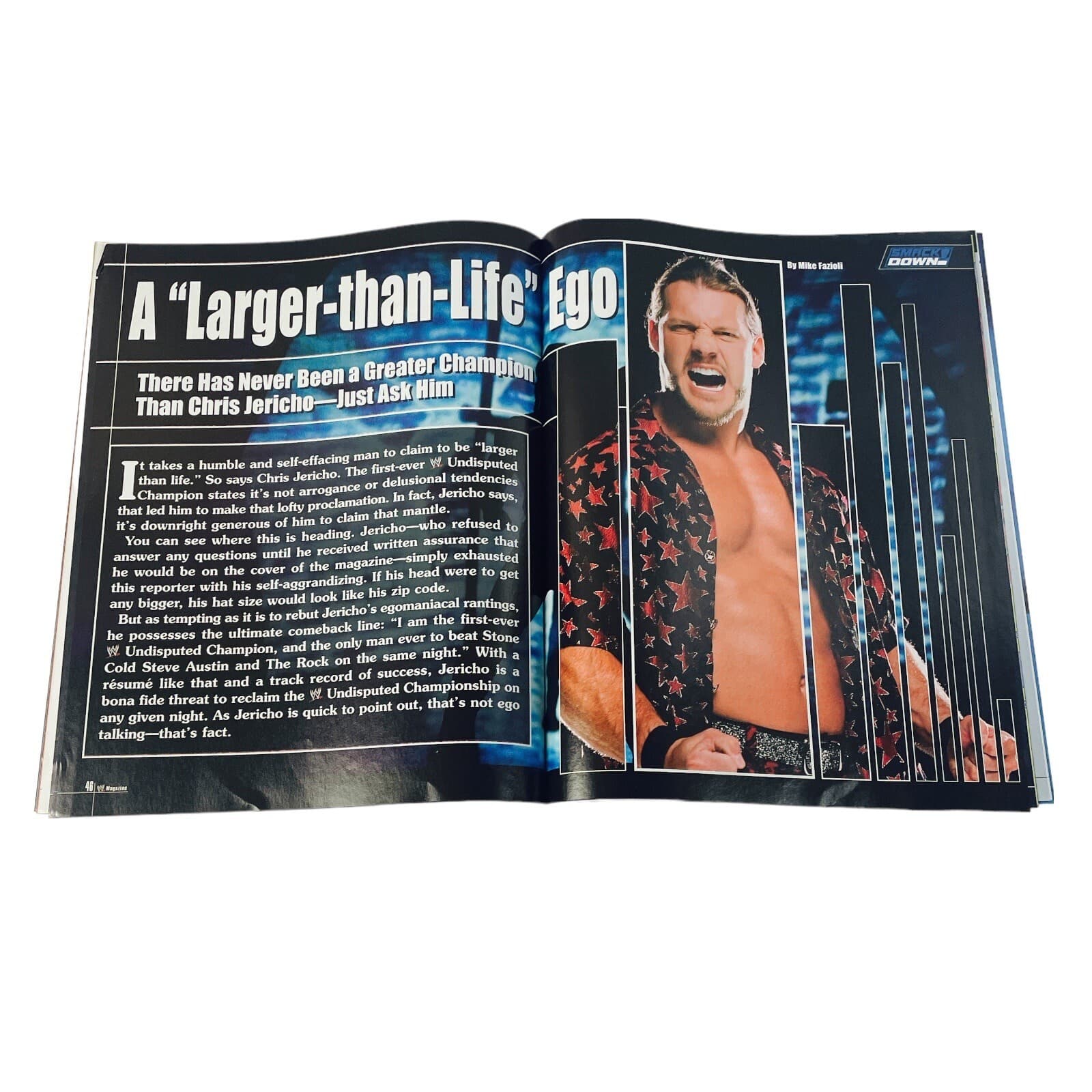 WWE Magazine Aug 2002 Chris Jericho Ric Flair Steve Austin X-Pac Trish Stratus - Thumbnail 6