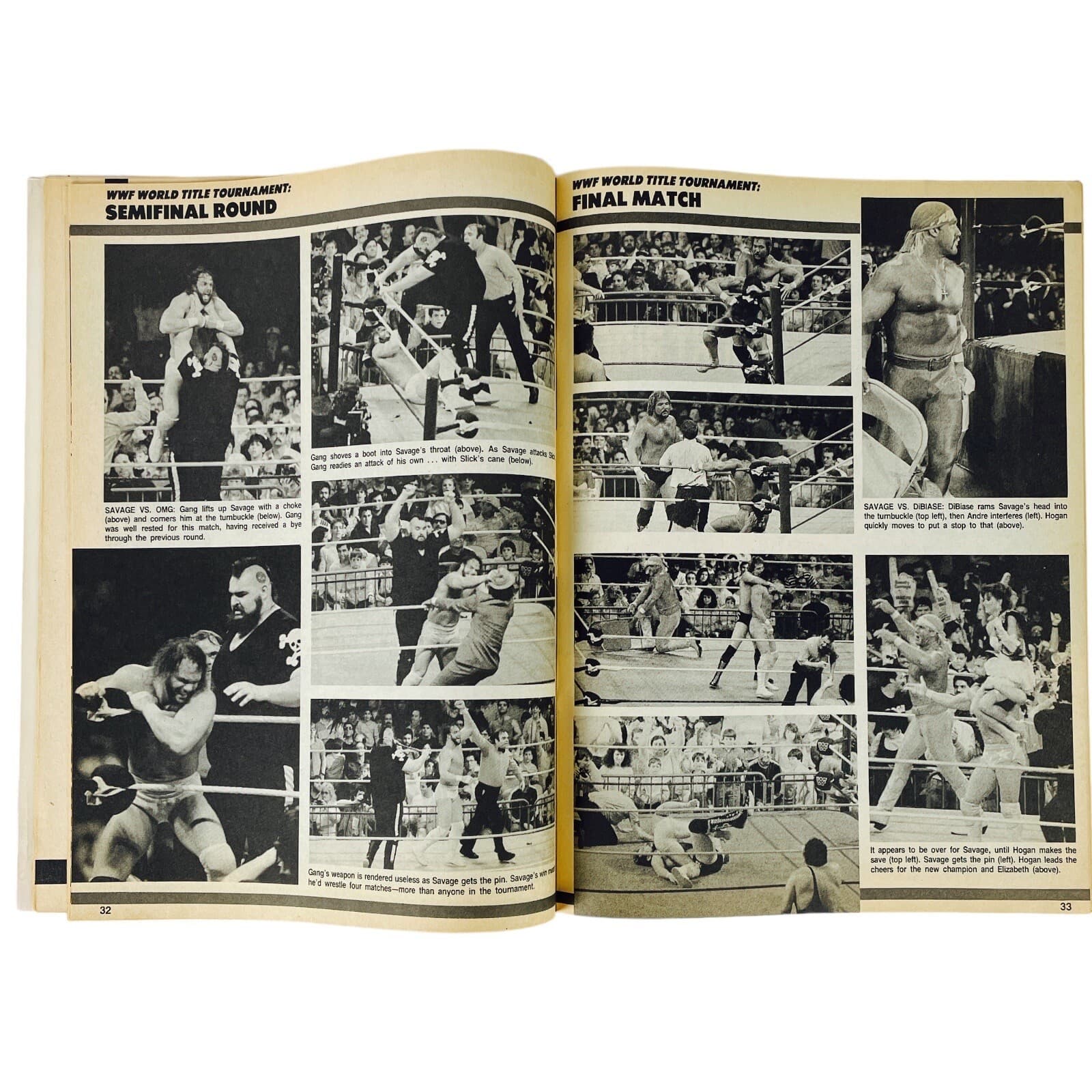 Vintage Sports Review Wresting Magazine July 1988 Randy Savage Andre Hogan - Thumbnail 8