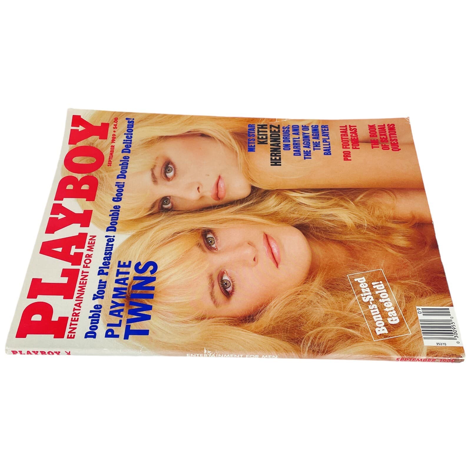 Playboy Magazine Sept 1989 Playmate Twins Keith Hernandez Jeff Daniels Vintage - Thumbnail 8