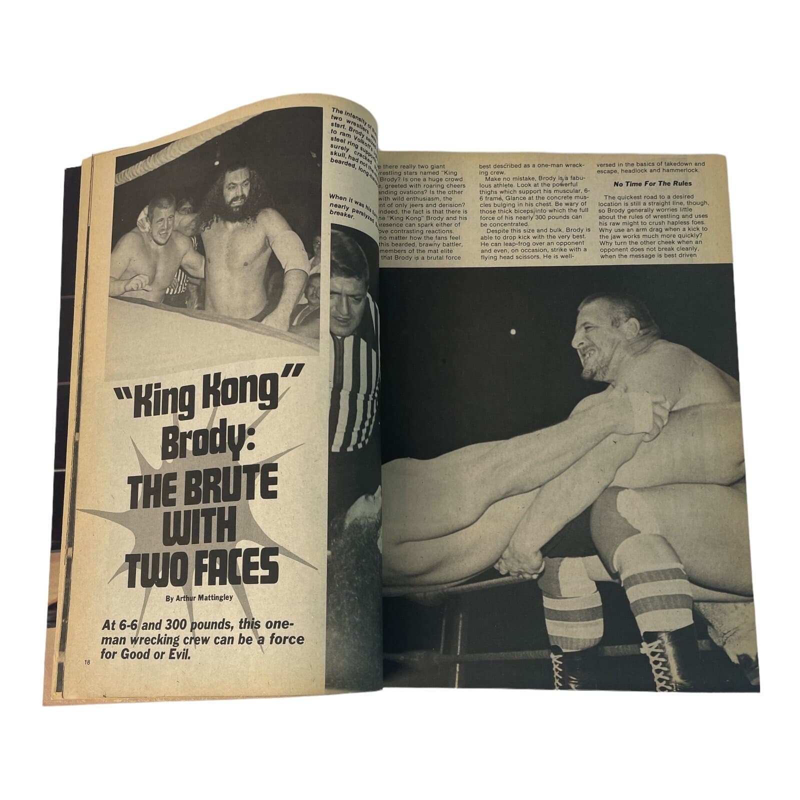 Ric Flair Championship Wrestling Magazine May 1985 Jerry Lawler Hulk Hogan WWF - Thumbnail 3