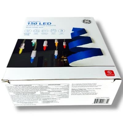 GE StayBright 150 LED Icicle Style Lights Multicolor White Wire 16.2’ Linkable - Thumbnail 11