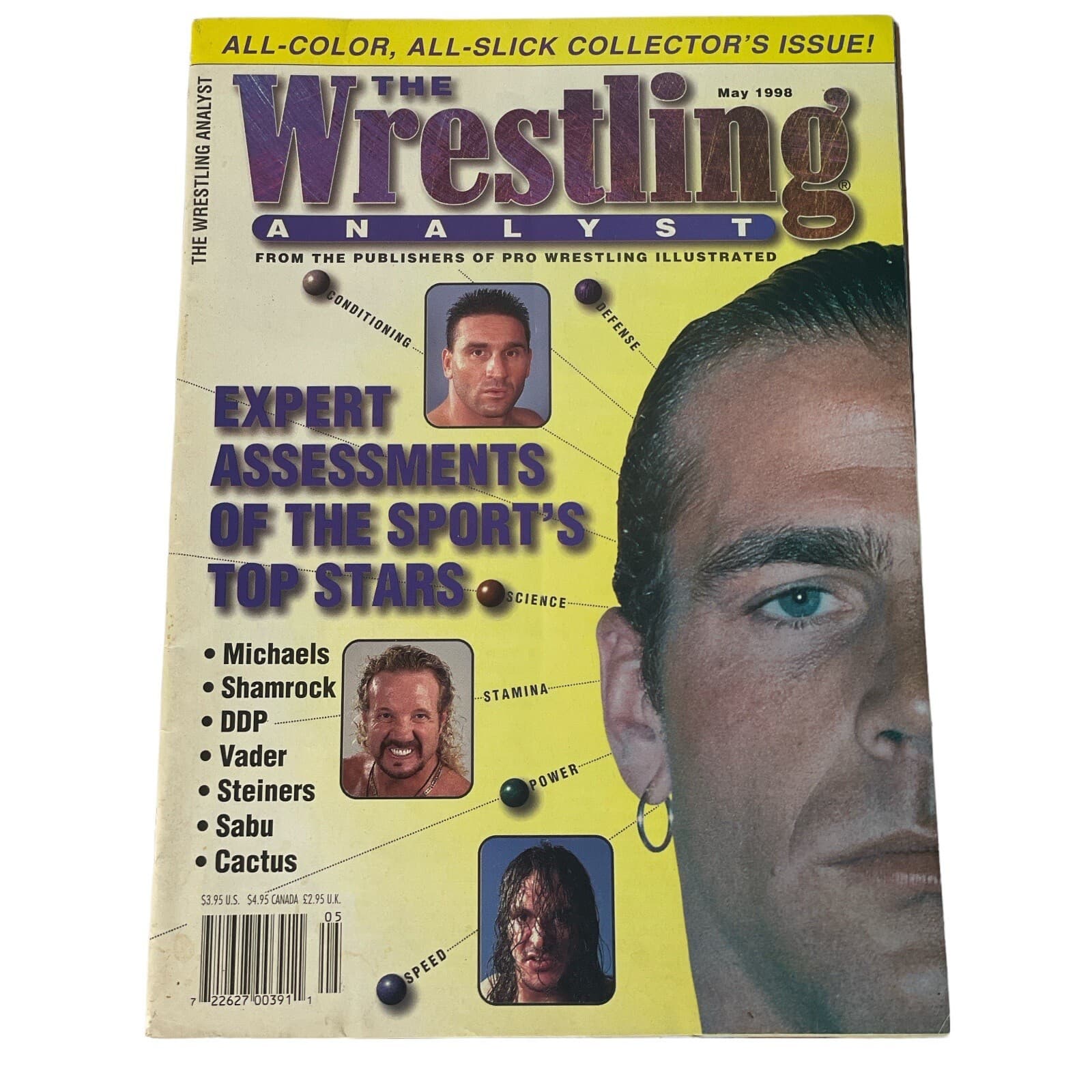 Wrestling Analyst Magazine May 1998 PWI Shamrock DDP Vader Sabu Cactus Jack WWE - Image 1