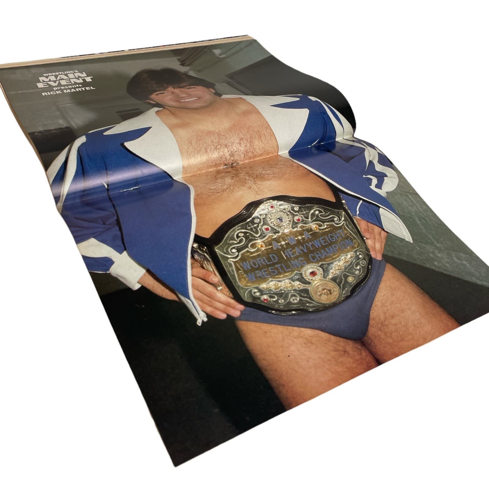 Hulk Hogan Mr T WrestleMania 1 Wrestlings Main Event Magazine July 1985 WWF NWA - Thumbnail 4