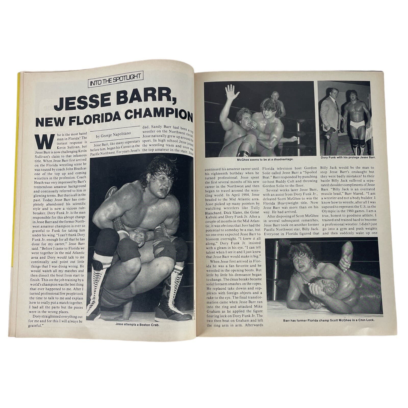 Wrestlings Main Event Magazine Feb 1985 Greg Valentine Poster Heenan WWF NWA - Thumbnail 3