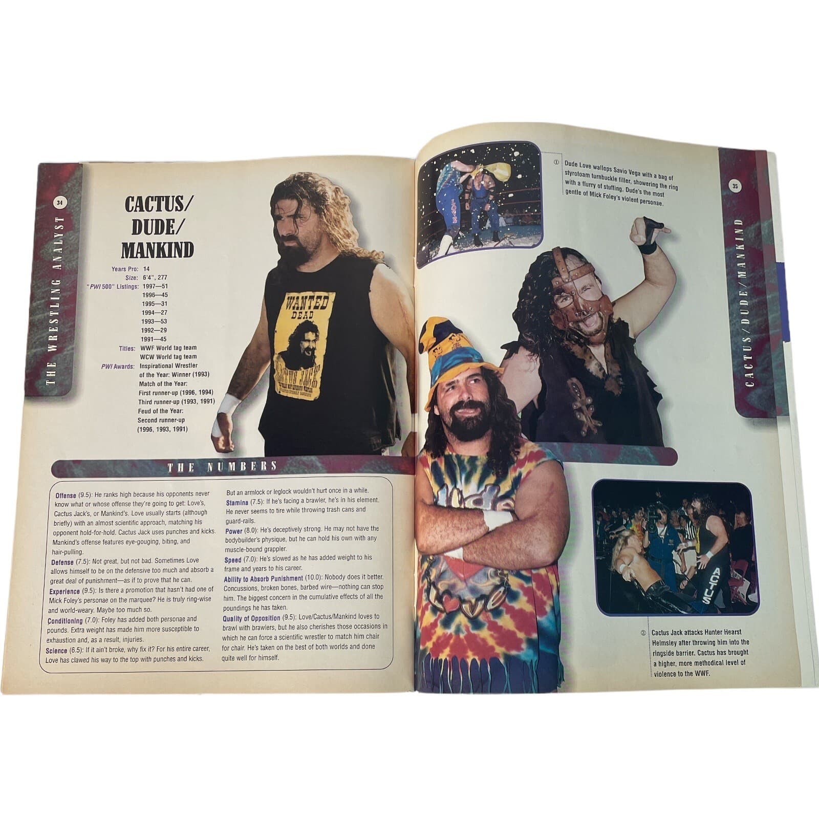 Wrestling Analyst Magazine May 1998 PWI Shamrock DDP Vader Sabu Cactus Jack WWE - Thumbnail 4