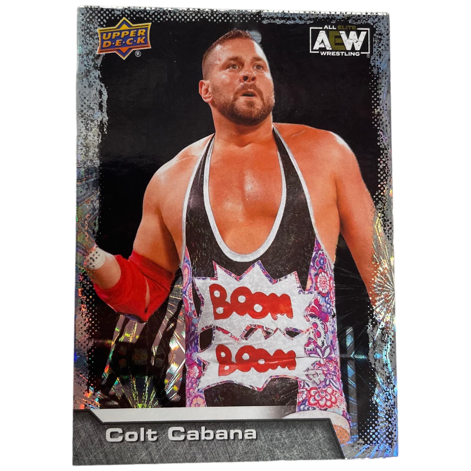 2022 Upper Deck AEW All Elite Wrestling COLT CABANA Pyro Parallel Wrestling Card - Image 1