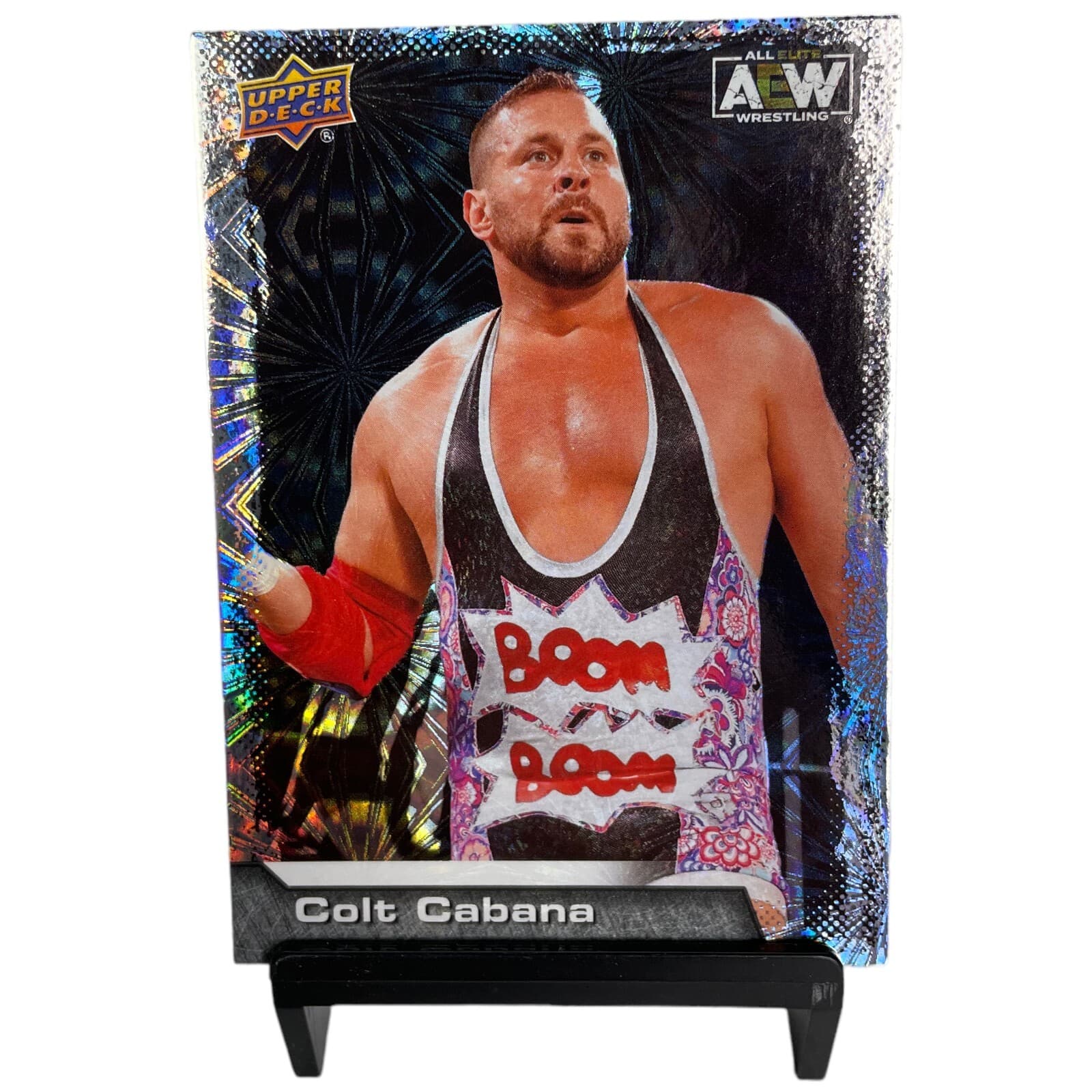 2022 Upper Deck AEW All Elite Wrestling COLT CABANA Pyro Parallel Wrestling Card - Thumbnail 8