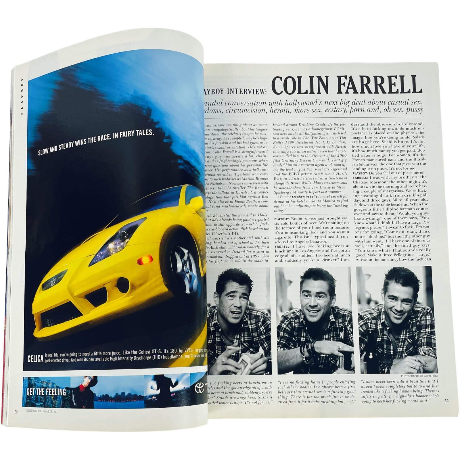 Colin Farrell Juliette Lewis Howard Stern Playboy Magazine March 2003 NASCAR NM - Thumbnail 9