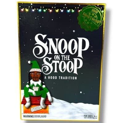 Snoop On the Stoop A Hood Tradition 2025 New Edition Christmas Plush Figurine - Thumbnail 9