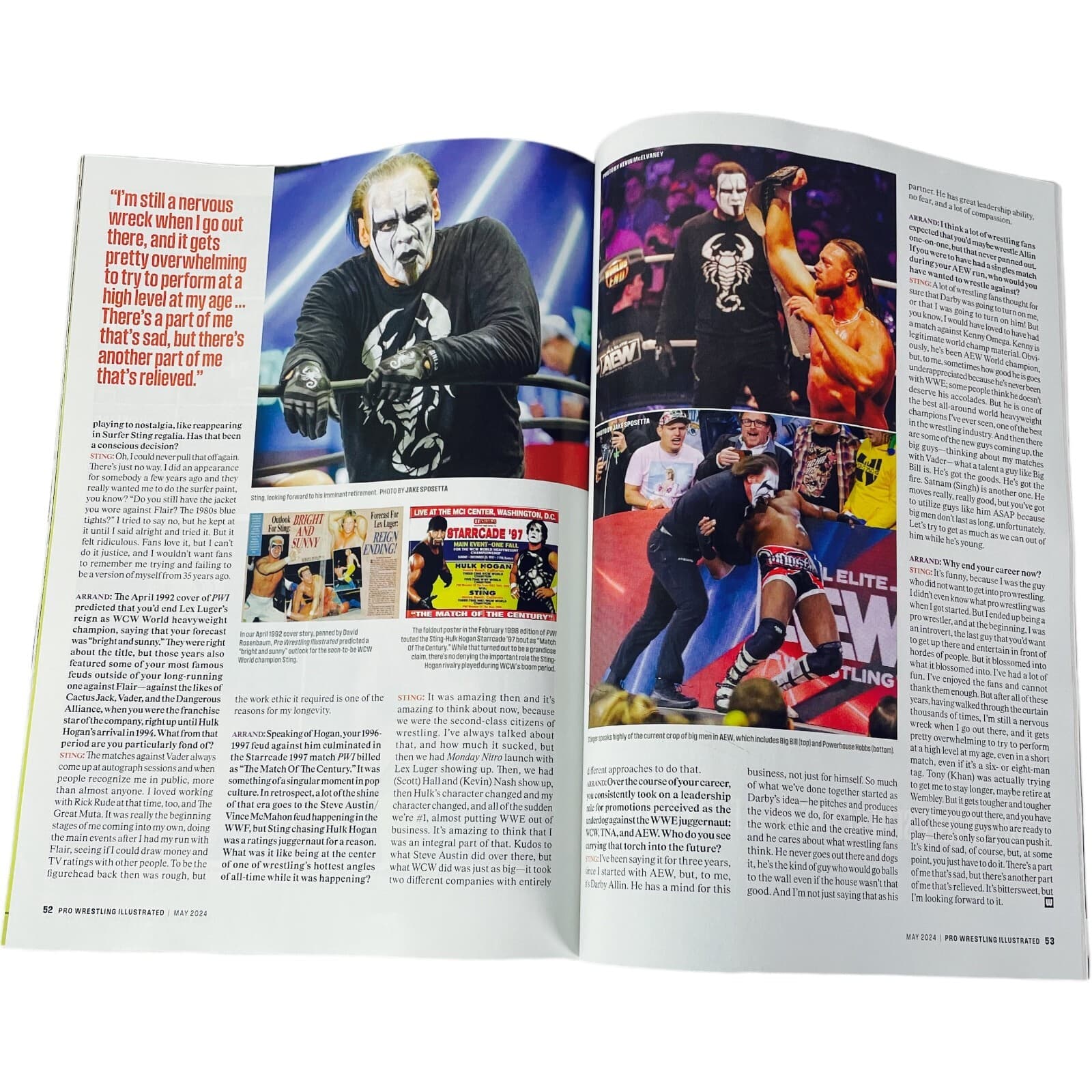 PWI Magazine Pro Wrestling Illustrated May 2024 Kazuchika Okada Sting WWE AEW - Thumbnail 12