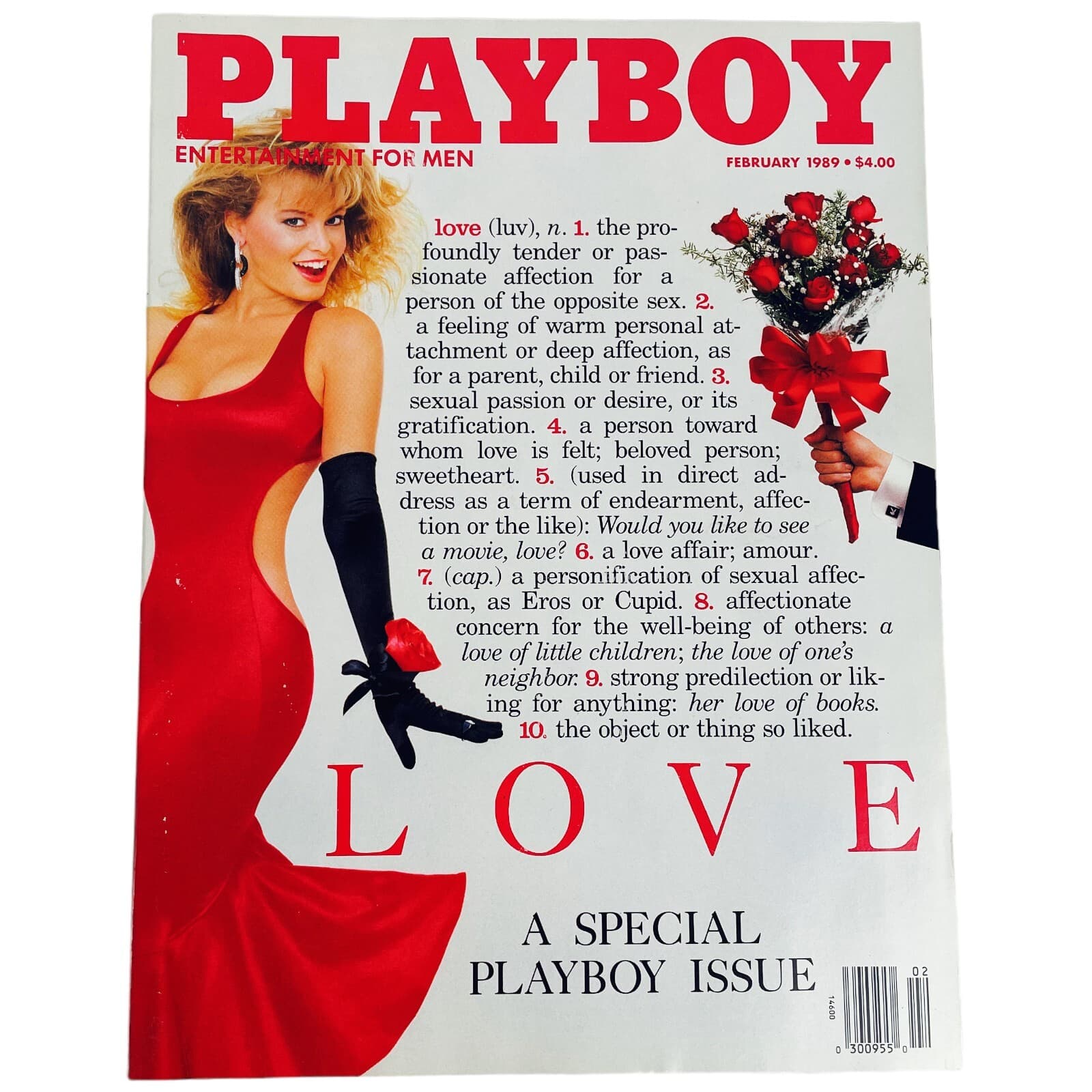 Playboy Magazine Feb 1989 Special Valentine Issue Andrea Marcovicci Simone Eden - Image 1