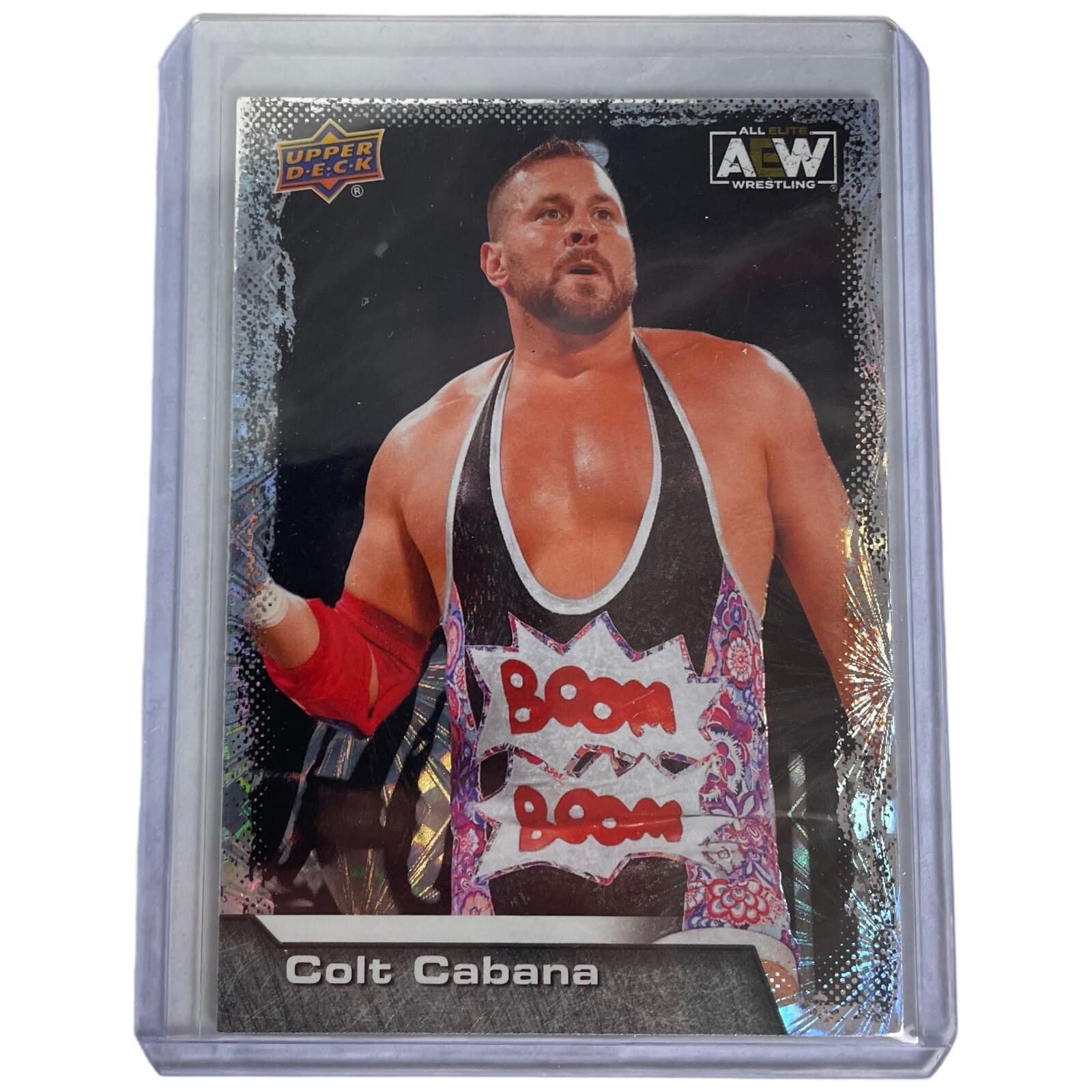 2022 Upper Deck AEW All Elite Wrestling COLT CABANA Pyro Parallel Wrestling Card - Thumbnail 10