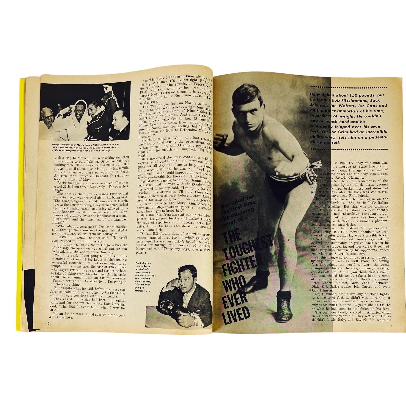 Vintage Boxing International All Star Wrestling Special Issue Jan 1965 Joe Louis - Thumbnail 10