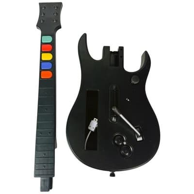 NBCP Wireless Guitar Controller for Nintendo Wii for Guitar Hero / Rock Band 2 - Thumbnail 6
