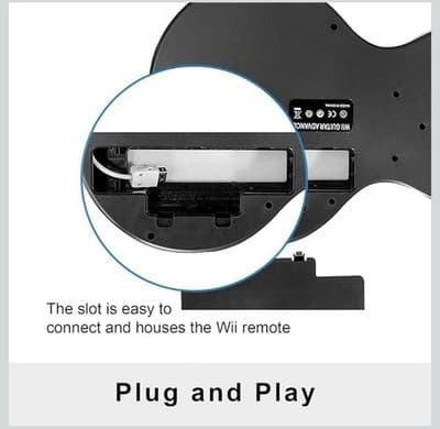 NBCP Wireless Guitar Controller for Nintendo Wii for Guitar Hero / Rock Band 2 - Thumbnail 8