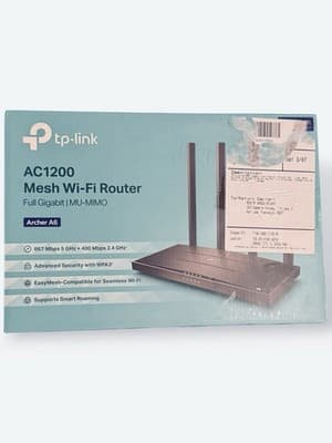TP-Link AC1200 Gigabit WiFi Router Archer A6 Dual Band MU-MIMO Wireless - Image 1