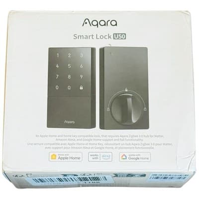 Aqara Smart Lock U50 Keyless Entry Bluetooth App Remote Alexa Google Apple IFTTT - Image 1