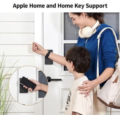 Aqara Smart Lock U50 Keyless Entry Bluetooth App Remote Alexa Google Apple IFTTT - Thumbnail 3