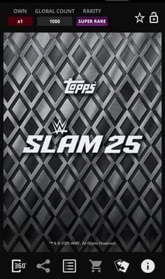 Topps Slam WWE 2025 TRISH STRATUS Standouts Face Of The Franchise 1000GC - Thumbnail 7