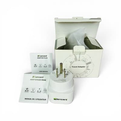 Lencent Travel Adapter Plug Universal International Power Converter Kit - Image 1