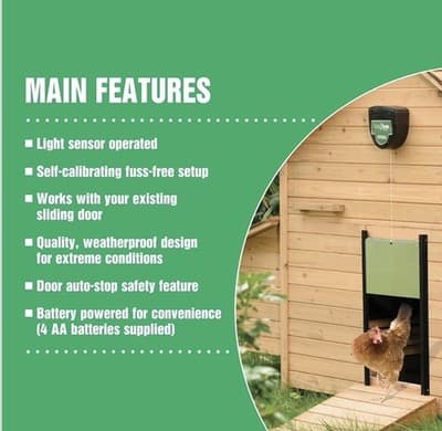 Brinsea ChickSafe Advance Automatic Chicken Coop Door Opener Safety Sensor - Thumbnail 2