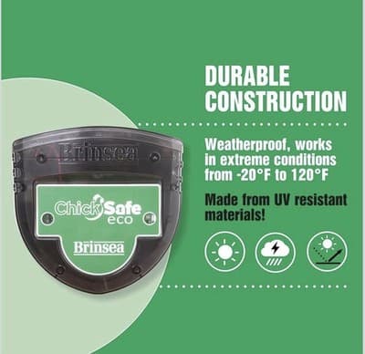 Brinsea ChickSafe Advance Automatic Chicken Coop Door Opener Safety Sensor - Thumbnail 4