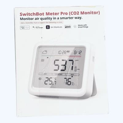 SwitchBot CO2 Detector Portable Air Quality Humidity Temperature Monitor - Image 1