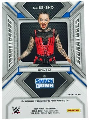 2024 Panini Prizm WWE Sensational Signatures Shotzi Blackheart #SS-SHO - Thumbnail 6