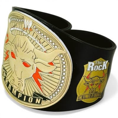 WWE Slap Bands WWE The Rock BRAHMA BULL Championship Title Series 2 - Thumbnail 16